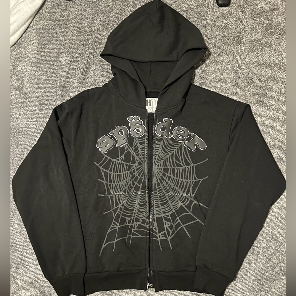 Black Spider Web Hoodie V2